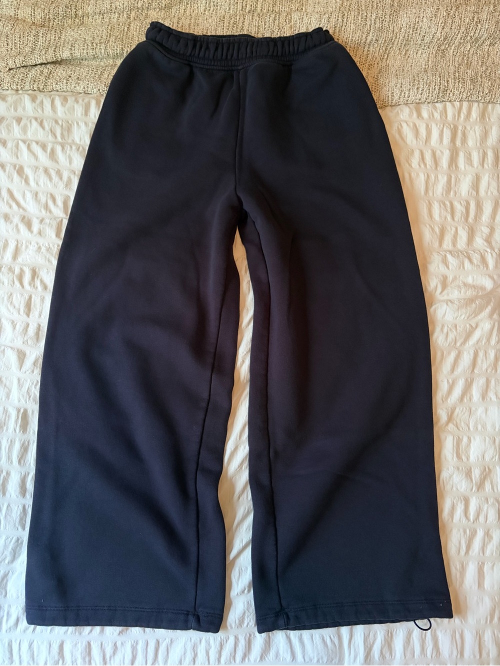 Zara Navy Adjustable Sweatpants